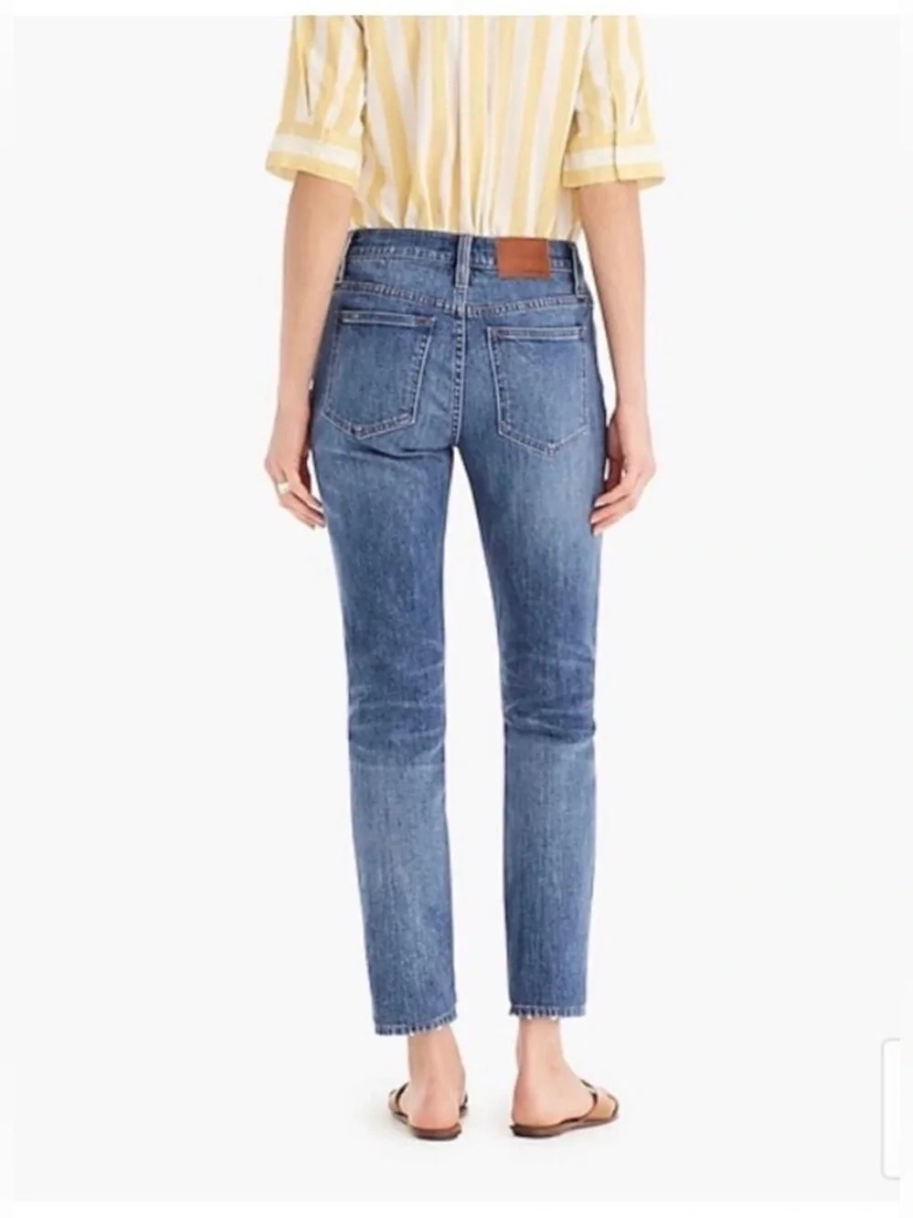 J Crew Slim Broken-in Boyfriend Jeans Size 28 Distressed K8462 Blue Size 28‎